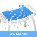 Non-slip Bathroom Bath Chair Stool Cushion Elderly Bath Tub Shower Chair Bench Stool Seat Safe Bathroom Accessories Only Cushion Aimak Store