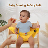 Foldable Baby Dining Chair And Table Safety Belt Anti-drop Adjustable Washable Portable Child High Seat Safety Feeding Strap Aimak Store