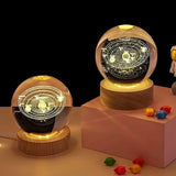 3D Crystal Ball Creative Valentine's Day Mother's Day Gift Rose Love Cloud Crystal Room Desktop Decoration Boy Girl Gifts Aimak Store