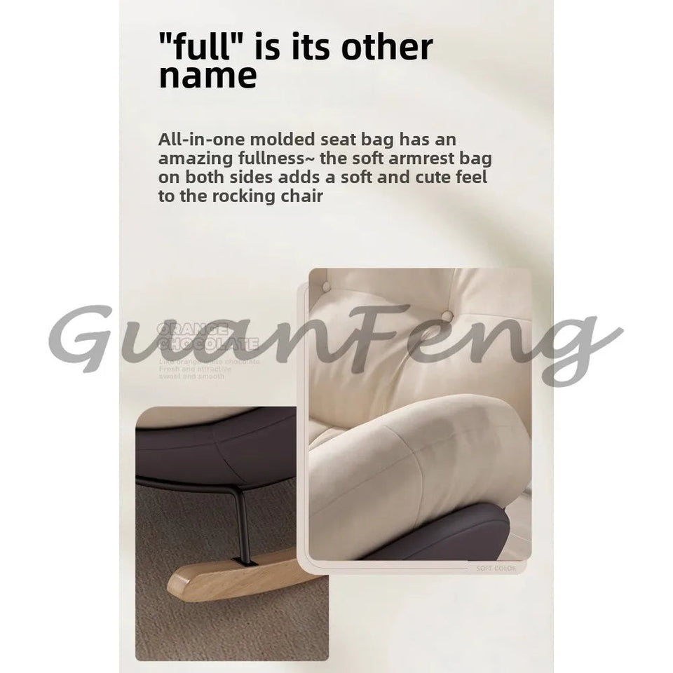 Ergonomic Lazy Reading Chairs, Living Room Chairs, Lounge Rocking, Nordic Girl Chairs, Luxury Modern Throne, Home Furniture Aimak Store