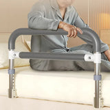 Elderly Bedside Assist Foldable Handrail Anti-Fall Bed Grip Four-Level Adjustable Barrier Convenient Safety Support Aimak Store