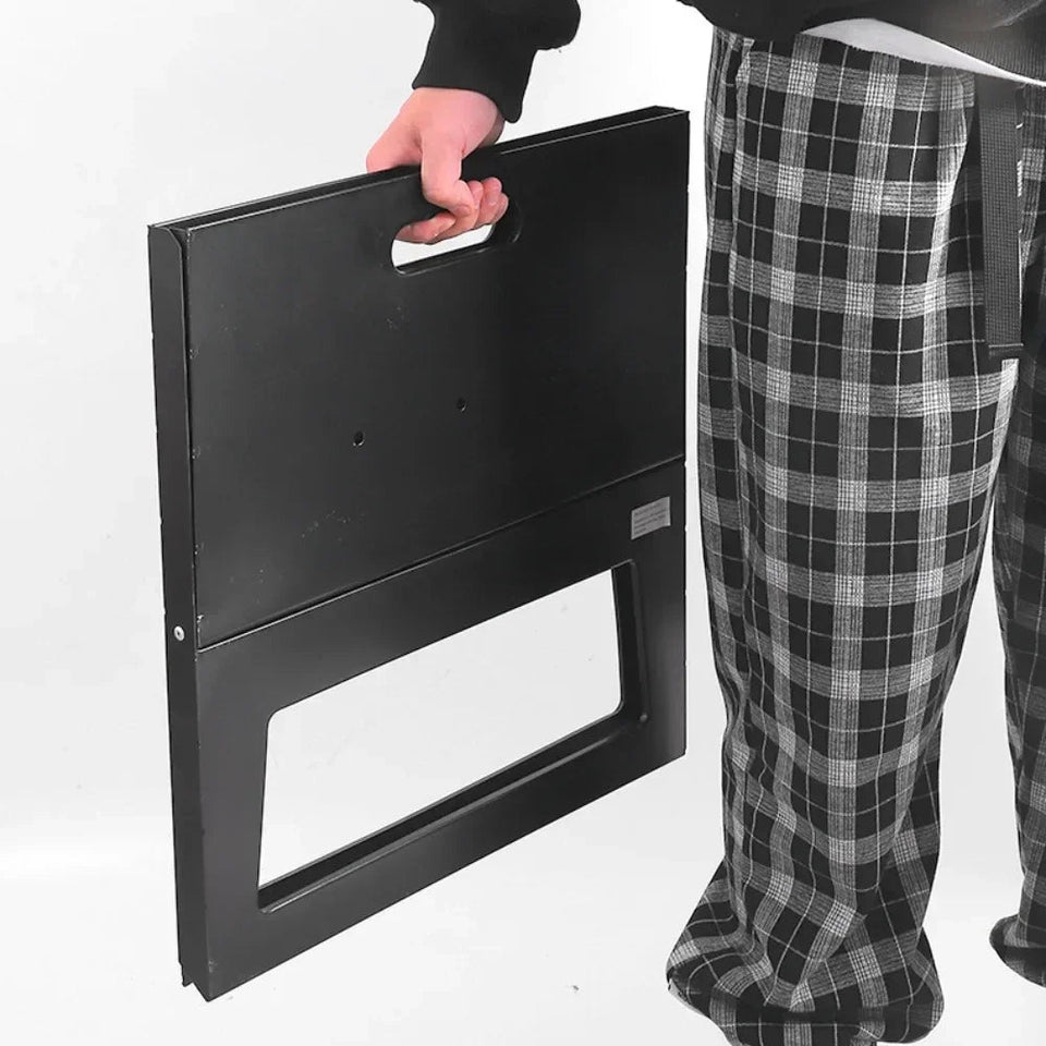 Foldable Charcoal Grill Ultra-thin Portable BBQ Barbecue Grill Lightweight Simple Grill for Outdoor Cooking Camping Hiking Aimak Store