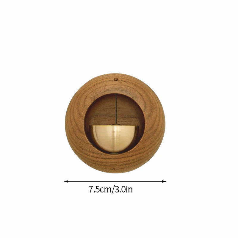 Wooden Door Bell Japanese Wind Chime Room Decor Home Front Doorbell Landscape Bell Garden Decoration Shopkeeper Remind Bell 풍경 종 Aimak Store