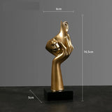 Resin Abstract Mask Statues European Miniature Figurines for Interior Home Office Study Desktop Figure Ornament Decor Gift Aimak Store
