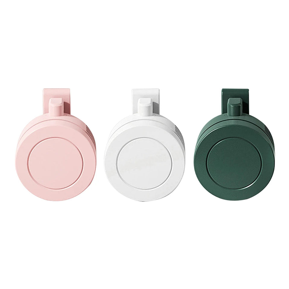 Mini Clip Fan Hanging Waist Neck Fan Girl Electric Air Cooling Fan 900mah USB Leafless Fan 3 Speeds Portable Cooler Air Aimak Store