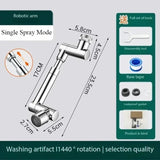 360° Swivel Faucet Extender, Water Saving Tap Sprayer with 3 Modes, for Kitchen, Bathroom Sink, RV Camper & Home Use Aimak Store