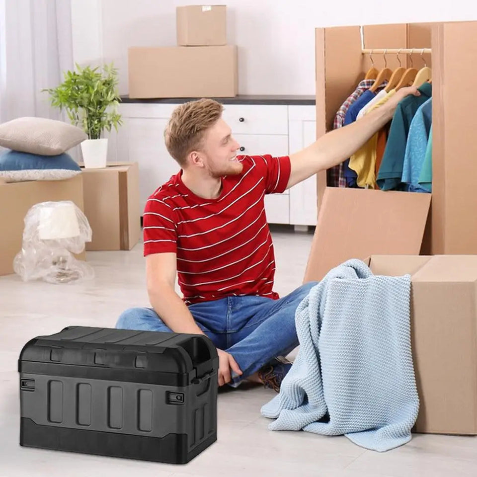 Camping Box Car Trunk Organizer Storage Box Multifunctional Large Capacity Collapsible Storage Boxes For Car Truck Aimak Store