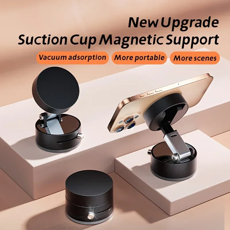 Vacuum Magnetic Suction Cup Folding Swivel Stand Double-sided Suction Cup For Universal Vacuum Swivel Stand Mobile Phone Holder Aimak Store