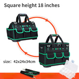 Electrician's Tool Bag 16/18/20/23 Inch Hardware Maintenance Storage Bag Portable Wear-resistant Thickened Oxford Waterproof Aimak Store