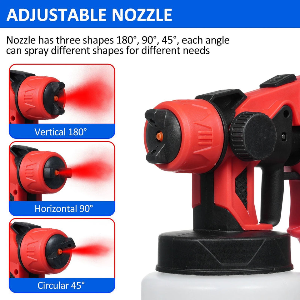 Cordless Paint Sprayer with 4 Nozzles 38000Rpm High Speed 3 Patterns Adjustable Widely Used Rechargeable Paint Sprayer Aimak Store
