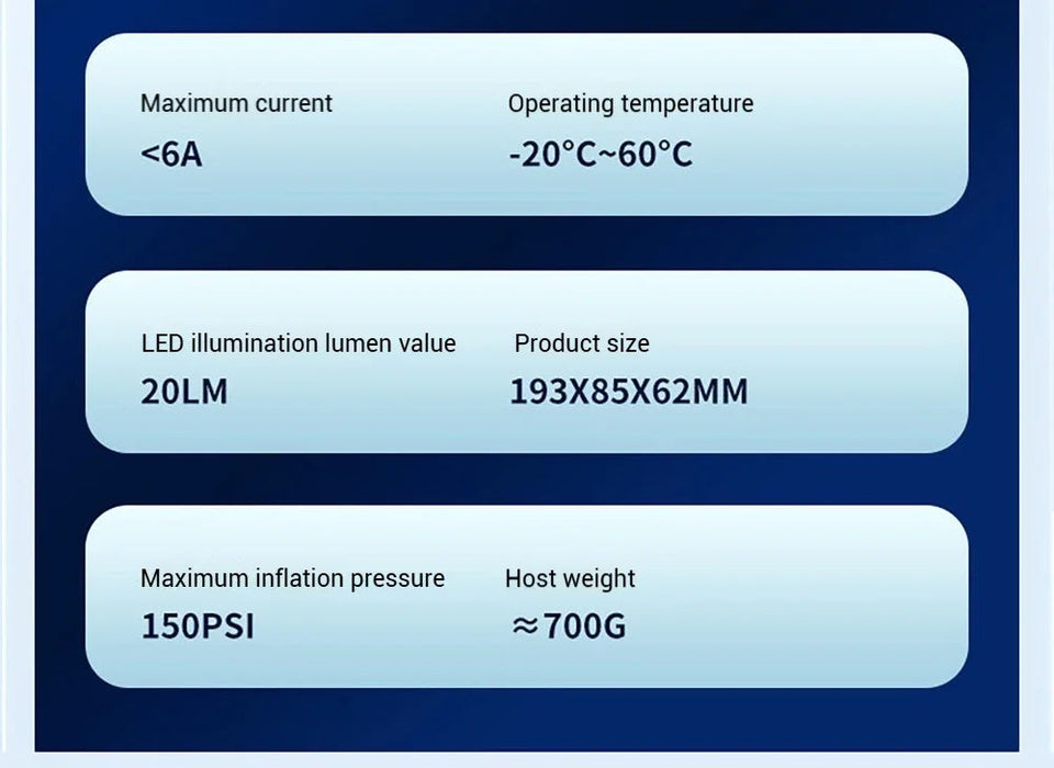 7 in 1 Car Tyre Inflator Inflatable Pump Electric Pump Car Jump Starter Battery Starting Portable Air Compressor Emergency Power Aimak Store