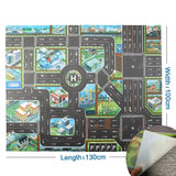 Children Playmat Activity Surface Waterproof Map Kids Animal Road Toy Baby Dinosaur Road Portable Carpet Farm Road Non-Toxic Mat Aimak Store