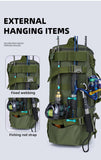 Tactical Fishing Backpack Tackle Bag with Rod Holders Fish Equipment Storage Molle Camping Hiking Outdoor Multifunctional Bag Aimak Store