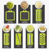 14/16 in 1 kitchen vegetable slicer, household multifunctional vegetable slicer, potato slicer, slicer, salad slicer, and slicer Aimak Store
