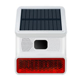 433MHZ Wireless Solar SIren Sound Light Flash Alarm Outdoor Alarm Horn for PGST GSM Home Security Alarm System Aimak Store
