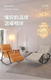 Rocking Chair Folding Nordic Balcony Lazy Chair Adult Leisure Technology Cloth Rocking chairs Sofa Bedroom Garden Lounge Seat Aimak Store