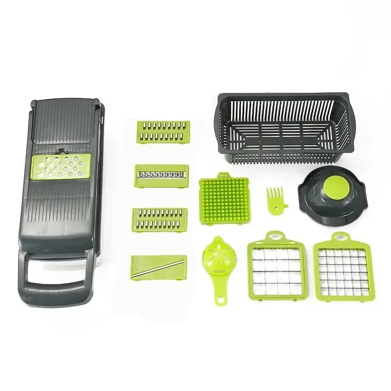 14/16 in 1 kitchen vegetable slicer, household multifunctional vegetable slicer, potato slicer, slicer, salad slicer, and slicer Aimak Store