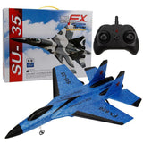 RC Foam Aircraft SU-35 Plane 2.4G Radio Control Glider Remote Control Fighter Plane Glider Airplane Foam Boys Toys for Children Aimak Store