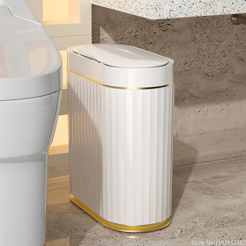 7L/9L Smart Trash Can Electronic Automatic Smart Sensor Garbage Bin Household Toilet Waste Garbage Can for Kitchen Bathroom Aimak Store