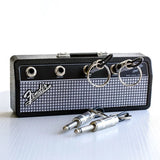 4/8pcs Wall Guitar Plug Keychain Holder Vintage Amplifier Keychain Rack Key Rings Hanger Music Key Shelf Hook Home Accessories Aimak Store