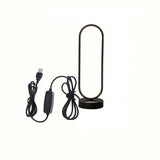 1PC Lamp bedroom Ring Lamp Living Room Three-color Dimming Bedside Lamp LED Night Light Aimak Store