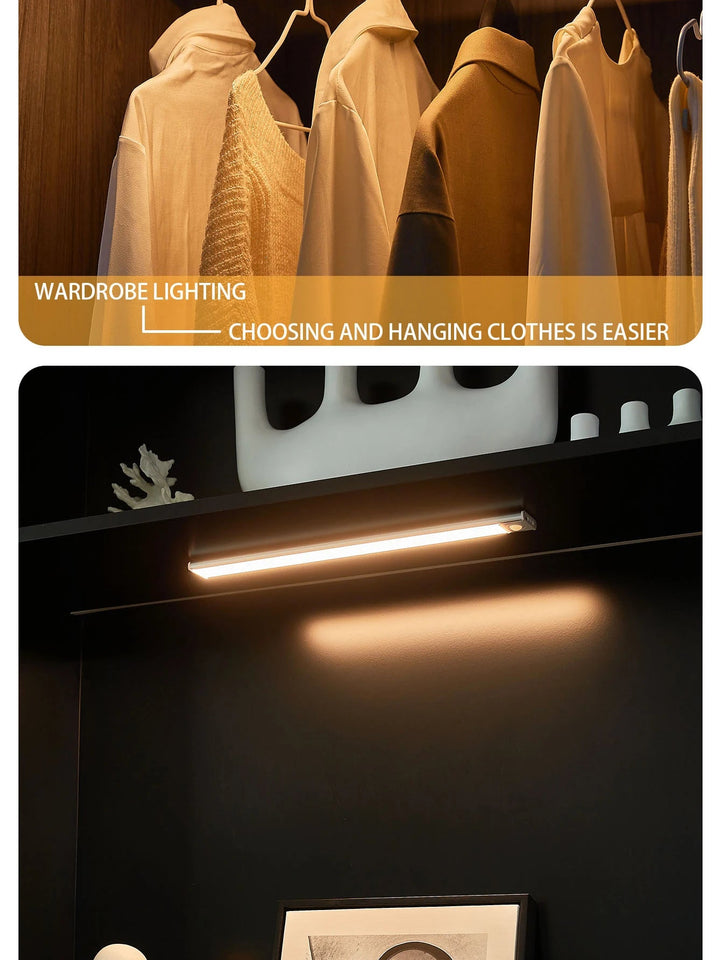 Night Light Led Light Under Cabinet Light Motion Sensor night light Closet Light Cabinet Kitchen Lighting Magnetic night light Aimak Store