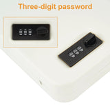 Dialing Wheel Password Gun Safes Weapon Case Pistol Safe Valuables Money Jewelry Storage Box Gunbox Security Pistol Strongbox Aimak Store