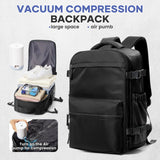 Vacuum Backpack Travel Bag for Men Large Capacity airback Backpack Business Laptop Backpack Women Expandable Backpack School Bag Aimak Store