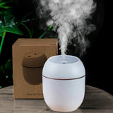 USB Portable Air Humidifier 250ML Essential Oil Diffuser 2 Modes Auto Off with LED Light for Home Car Mist Maker Face Steamer Aimak Store