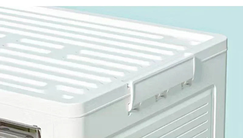 Foldable Storage Box Large Capacity Sundries PP Organizer Bedroom Transparent Stackable Toy Snacks Sorting Bin Closet Organizer Aimak Store