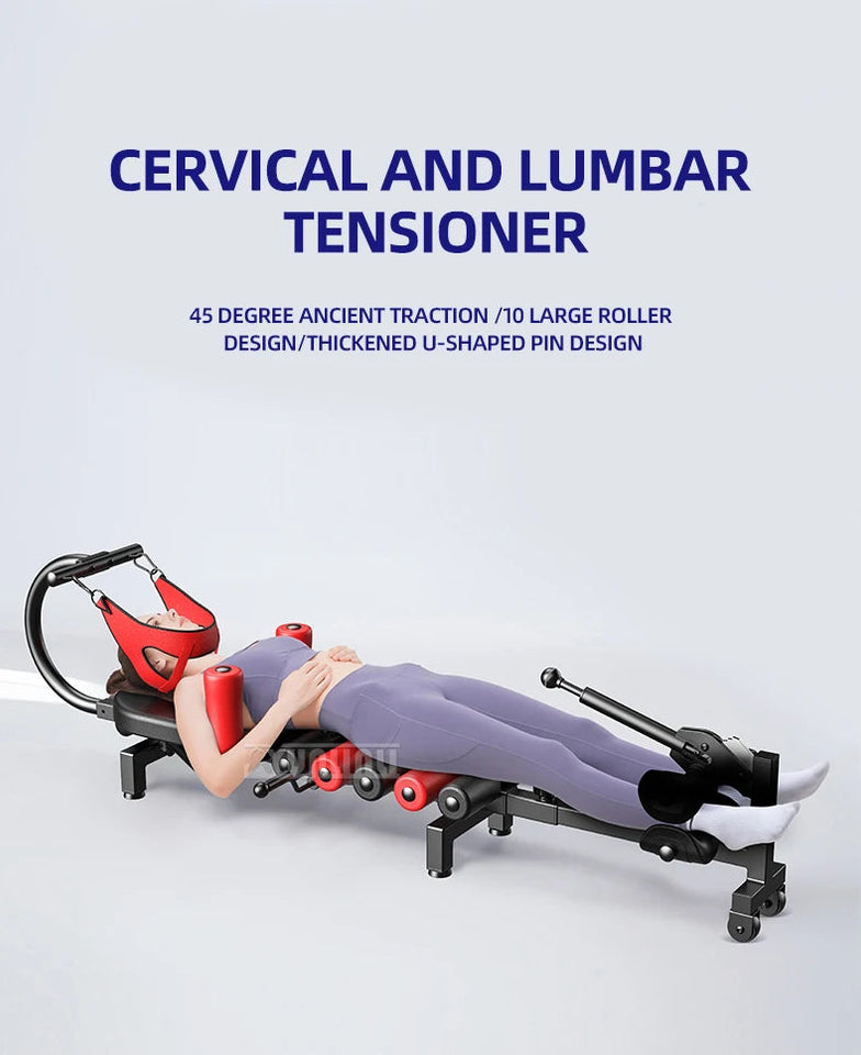 Lumbar Spine Stretcher Spinal Traction Home Height Increasing Fitness Spinal Traction Device Inverted And Soothing Bed Aimak Store