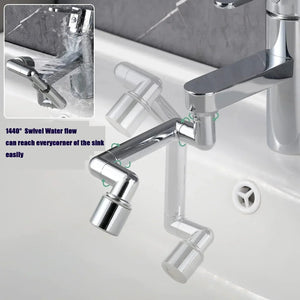 360° Swivel Faucet Extender, Water Saving Tap Sprayer with 3 Modes, for Kitchen, Bathroom Sink, RV Camper & Home Use Aimak Store