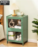 Modern Simple Storage Small Night Stand Household Bedside Table Solid Wood Bedchamber Large Capacity Home Furniture Aimak Store