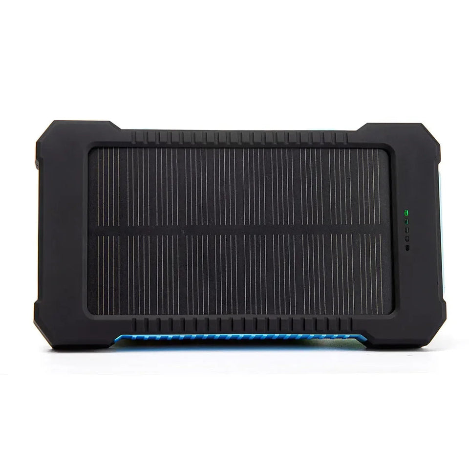 20000mah Portable Solar Power Bank Waterproof External Battery Backup Powerbank 20000 mah Phone Battery Charger LED Pover Ban Aimak Store