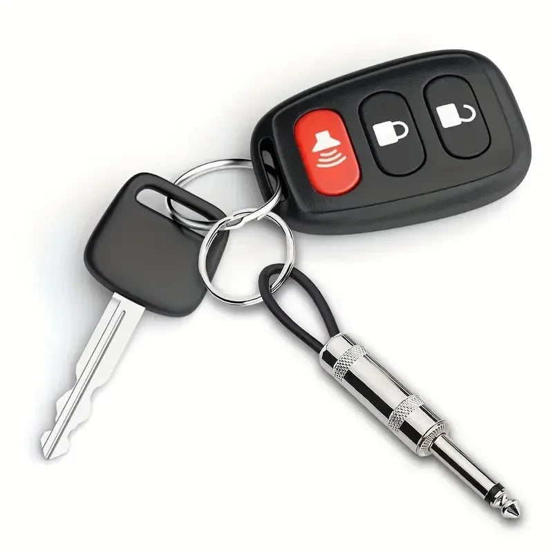 4/8pcs Wall Guitar Plug Keychain Holder Vintage Amplifier Keychain Rack Key Rings Hanger Music Key Shelf Hook Home Accessories Aimak Store