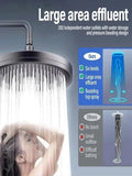 New 230mm Big Panel Showerhead 6 Mode Supercharge Rainfall Shower Head High Pressure Top Rain Shower Faucet Bathroom Accessories Aimak Store
