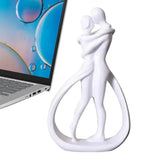 Contemporary Embrace Sculpture: Stylish Abstract Art Piece for Elegant Living Room & Home Decor Aimak Store