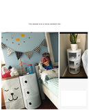 Bedside Table Modern Simple Plastic Multi-layer Ins Net Red Creative Storage Cabinet Minimalist Living Room Storage Cabinet Aimak Store