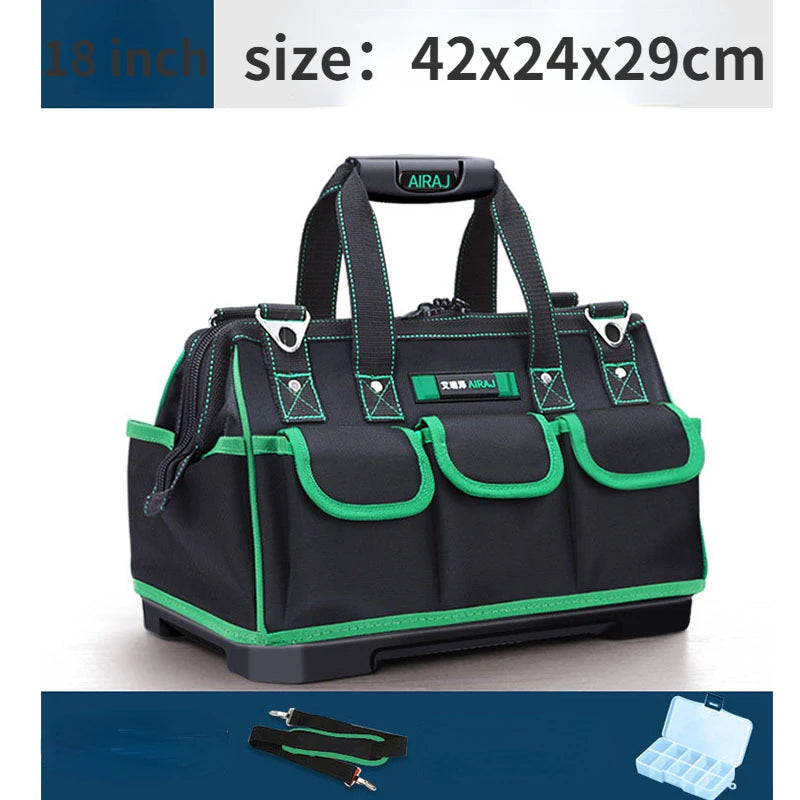 Electrician's Tool Bag 16/18/20/23 Inch Hardware Maintenance Storage Bag Portable Wear-resistant Thickened Oxford Waterproof Aimak Store