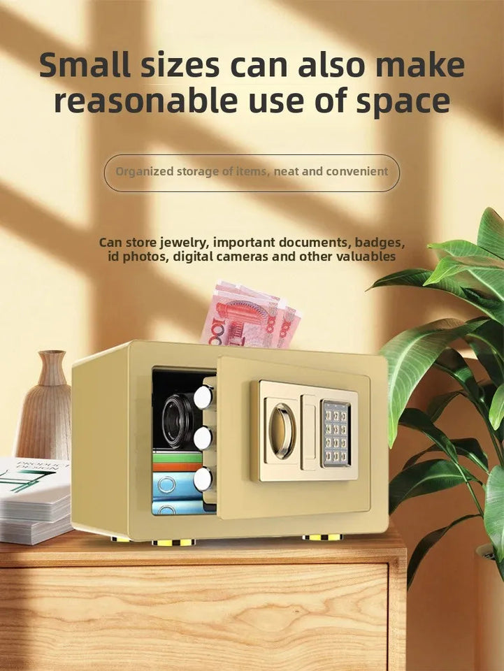 Mini safe Invisible Office Home Safe Password Box Alarm Anti-Theft Money Jar Toy from Mainland China Popular on Social Media Aimak Store