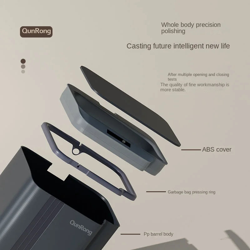 12-14-17-20L Smart Trash Can Automatic Sensor Garbage Can For Bathroom Kitchen Garbage Cube Living Room Recycle Bins Home Access Aimak Store