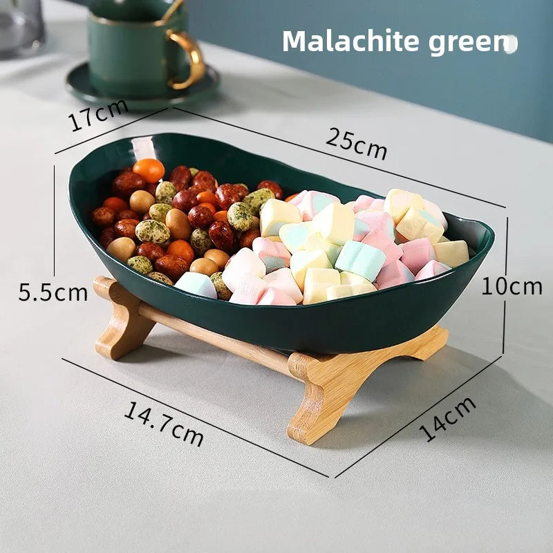 Internet Famous Fruit Tray Creative Modern Home Decoration Multilayer Nordic Style Luxury Snack Tray Aimak Store