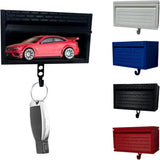 Car Garage Key Holder with Opening Door Wall Mount with Car Garage 3D Printed Key Organizer Easy to Install Versatile Key Hooks Aimak Store