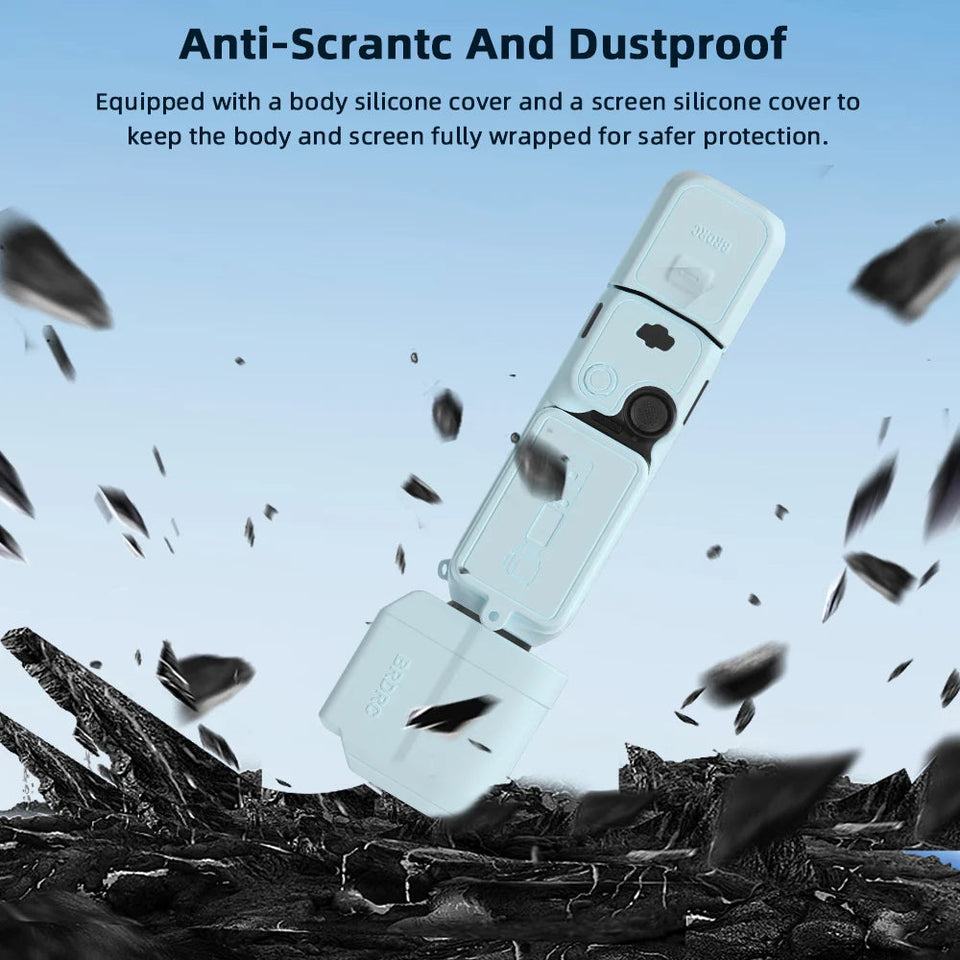 Case for DJI OSMO Pocket 3 Silicone Protective Cover Anti-Scratch Lens Cap Protector for Pocket3 Case Camera Shell Accessories Aimak Store