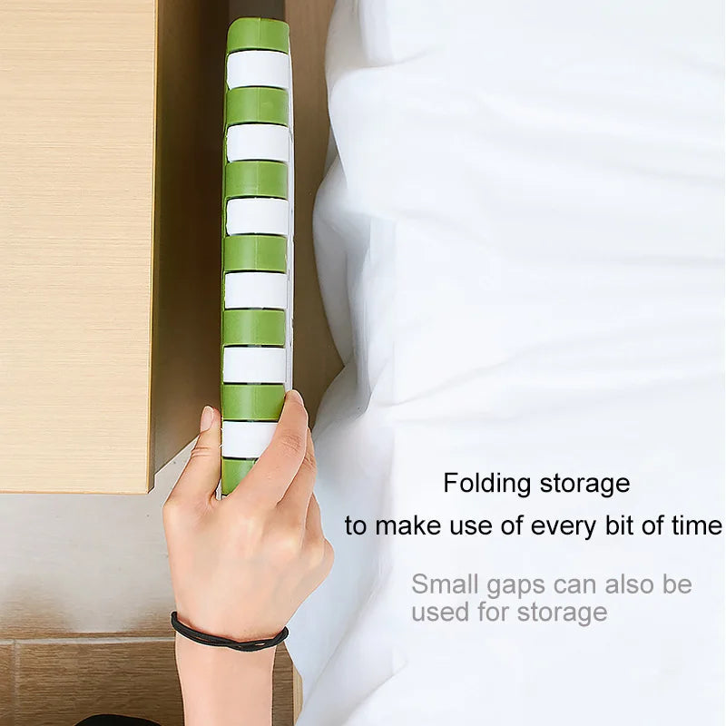 1PC Plastic Folding Stool With Handle Portable Thickened Household Space-saving Stool Outdoor Travel Camping Fishing Bench Aimak Store