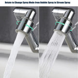 360° Swivel Faucet Extender, Water Saving Tap Sprayer with 3 Modes, for Kitchen, Bathroom Sink, RV Camper & Home Use Aimak Store