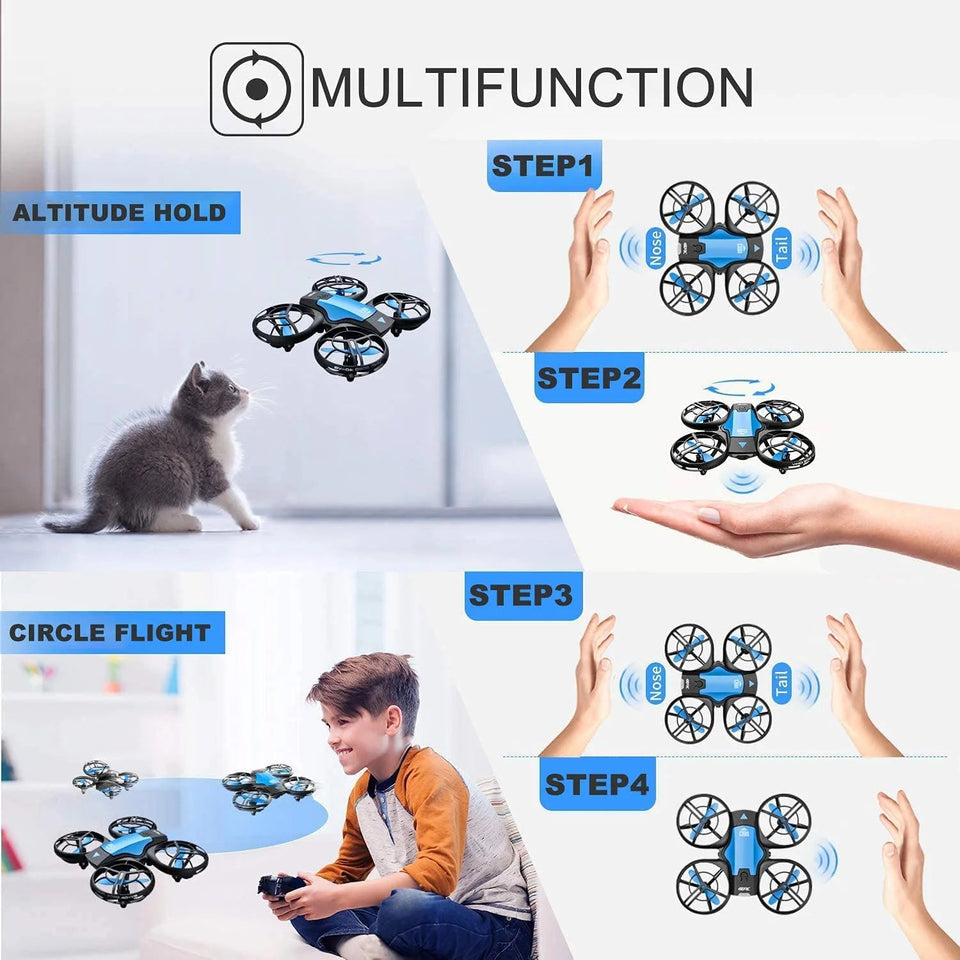 4DRC V8 Mini Drone 4k profession HD Wide Angle Camera 1080P WiFi fpv Drones Height Keep Remote Control Helicopter Gift Toys Aimak Store