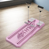 Abdominal Exercise Board Fitness Boards Non Slip Push up Board Automatic Rebound Leg & Arm Toner Pilates Reformer Set Fitness Eq Aimak Store
