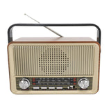 Portable Wooden Retro Bluetooth Speaker Radio FM / AM / SW  Card TF USB MP3 Music Player Aimak Store
