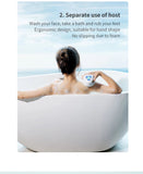 Multifunction Detachable Electric Bath Brush 5in1 Facial Cleansing Skin Grinding Back Rubbing Long Handle Massage Shower Brush Aimak Store